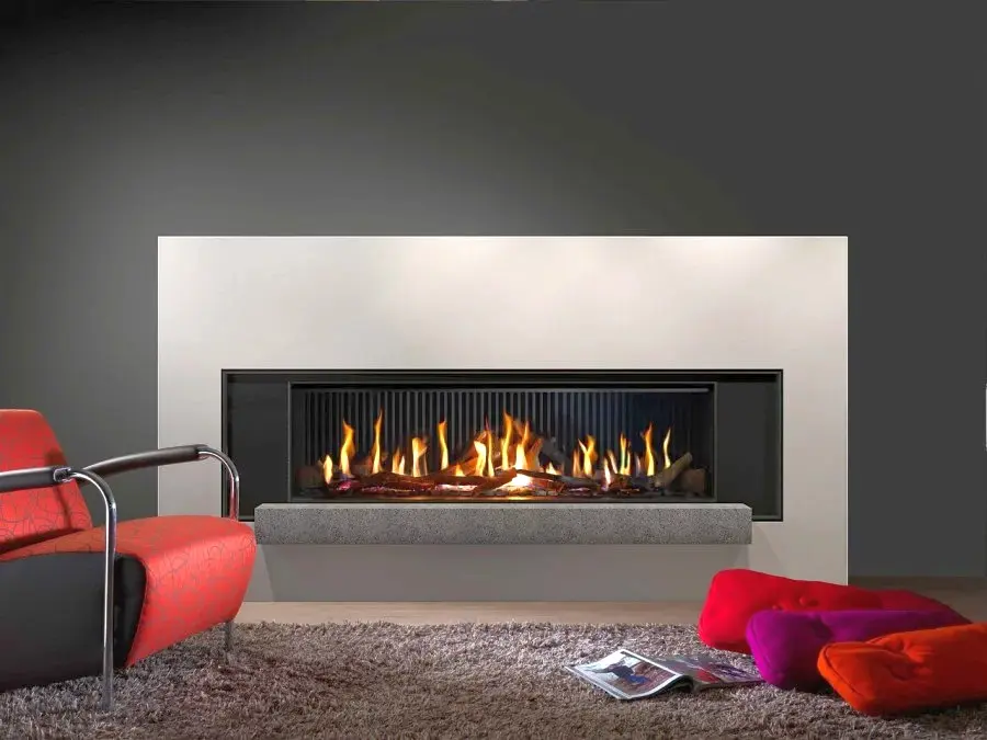 Kalfire Palenisko 3D G160 41F wklad kominkowy na gaz 1